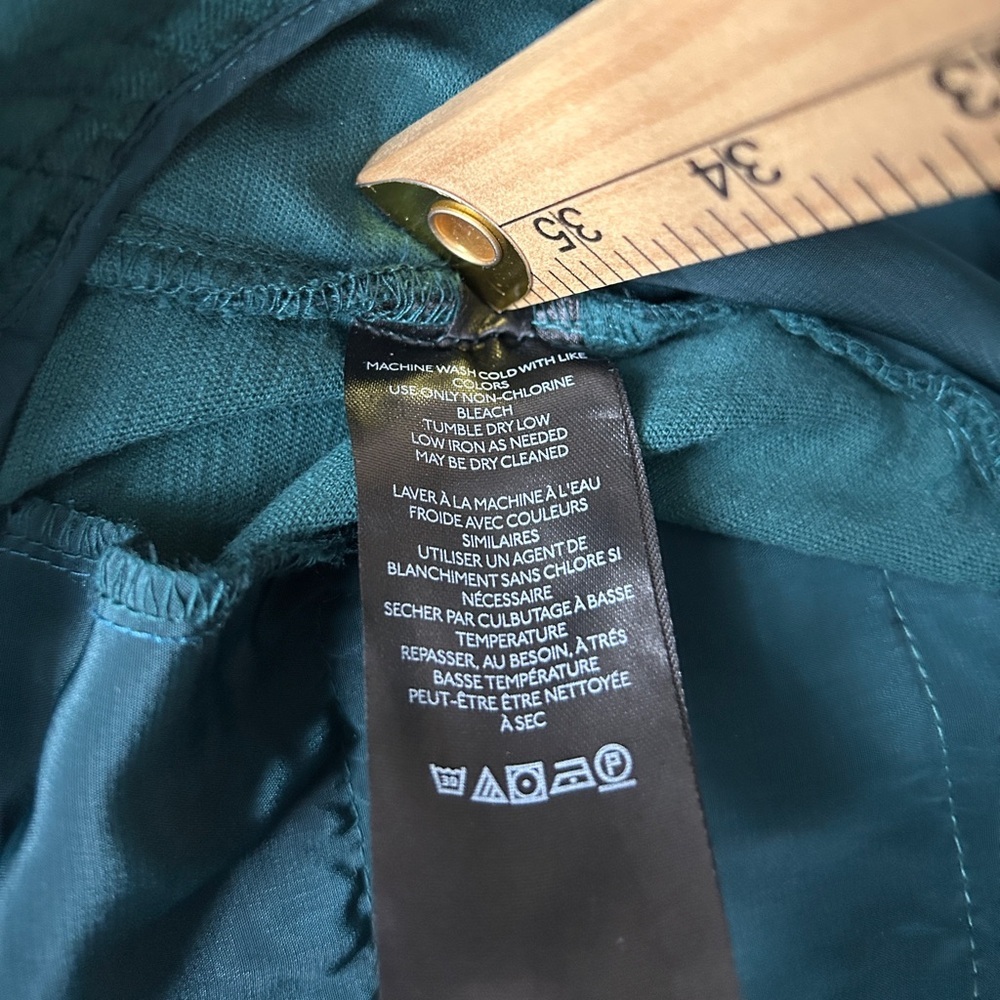 Free People Walk With You Velvet Flare Pants Emerald Green 70s Boho, Size 0 - Picture 12 of 13